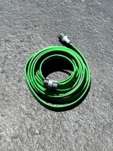 Green-Garden-Hose-with-Metal-Connectors