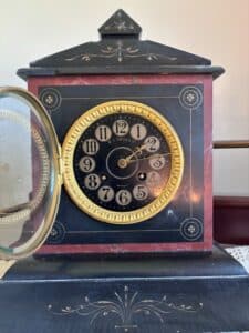 M.S.-Smith-Co.-Detroit-Mantel-Clock-with-Marble-Case-second-image