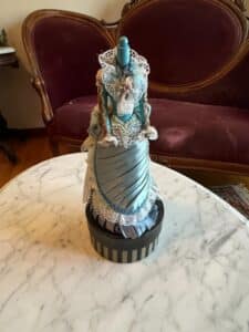 Miniature-Porcelain-Victorian-Lady-Figurine