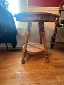 Oak-Pedestal-Side-Table