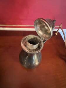 Silver-Plated-Coffee-Pot-or-Ewer-with-Lion-Finial-second-image