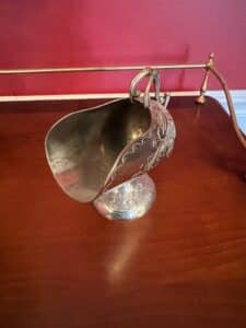 Sterling-Silver-Plated-Sugar-Scuttle-with-Spoon