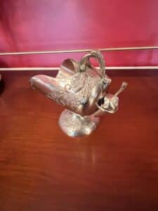 Sterling-Silver-Plated-Sugar-Scuttle-with-Spoon-third-image
