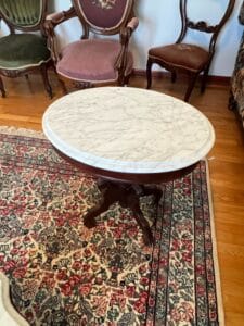 Victorian-Oval-Marble-Top-Parlor-Table-third-image