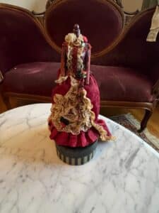 Victorian-Style-Porcelain-Doll-in-Red-Gown