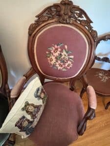 Victorian-Walnut-Parlor-Chair-with-Floral-Needlepoint-Upholstery
