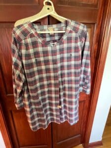 Womens-Plaid-Button-Up-Shirt