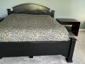 Black-Wood-Platform-Bed-Frame-with-Arched-Headboard-The-Dump-second-image