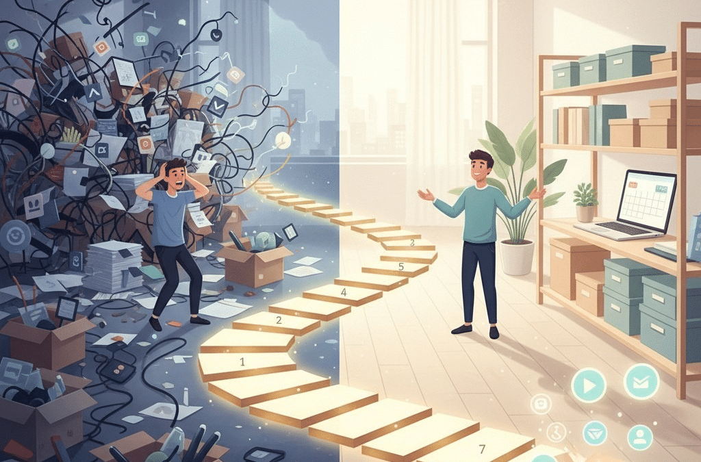 From Overwhelmed to Organized: 7 Steps to Letting Go with Ease