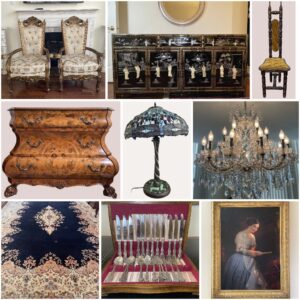 Grand Estate Auction of Fine European Furniture, Persian Rugs, Silver, Porcelain & Decorative Arts