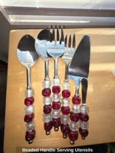 Beaded-Handle-Serving-Utensils
