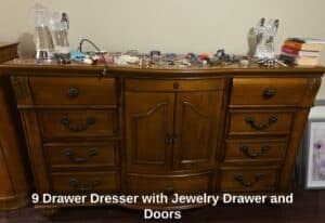 Drawer-Dresser-with-Jewelry-Drawer-and-Doors