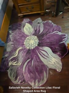 Safavieh-Novelty-Collection-Lilac-Floral-Shaped-Area-Rug
