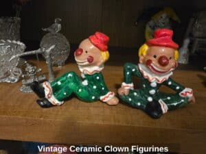 Vintage-Ceramic-Clown-Figurines