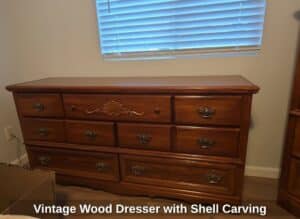 Vintage-Wood-Dresser-with-Shell-Carving