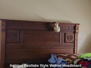 Antique-Eastlake-Style-Walnut-Headboard-second-image