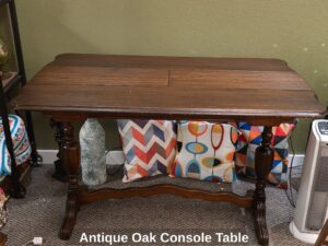 Antique-Oak-Console-Table