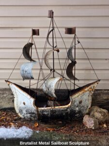 Brutalist-Metal-Sailboat-Sculpture