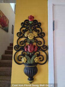 Cast-Iron-Floral-Swag-Wall-Decor