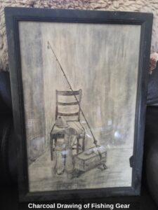 Charcoal-Drawing-of-Fishing-Gear
