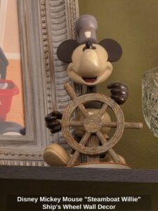Disney-Mickey-Mouse-Steamboat-Willie-Ships-Wheel-Wall-Decor