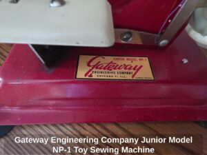 Gateway-Engineering-Company-Junior-Model-NP-Toy-Sewing-Machine