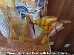 Murano-Art-Glass-Bowl-with-Applied-Beads