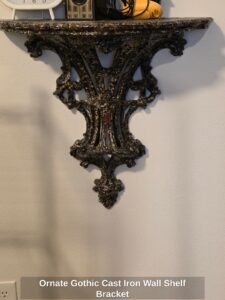 Ornate-Gothic-Cast-Iron-Wall-Shelf-Bracket