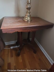 Victorian-Eastlake-Walnut-Parlor-Table