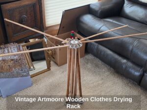 Vintage-Artmoore-Wooden-Clothes-Drying-Rack