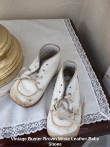 Vintage-Buster-Brown-White-Leather-Baby-Shoes