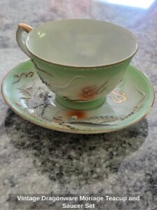 Vintage-Dragonware-Moriage-Teacup-and-Saucer-Set-second-image