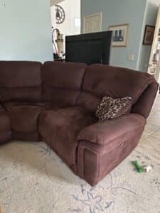 Chocolate-Brown-Microfiber-Reclining-Sectional-Sofa-second-image