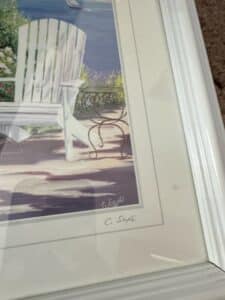 C.-Sako-Garden-on-the-Bluff-Framed-Print-third-image