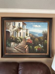 Mediterranean-Villa-Landscape-Oil-Painting