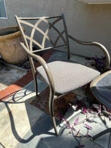 Metal-Patio-Set-with-Glass-Top-Table-second-image