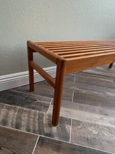 Mid-Century-Modern-Teak-Slatted-Bench-or-Coffee-Table-third-image