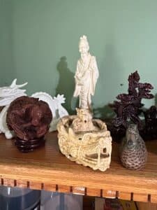 Collection-of-Chinese-Jade-and-Resin-Dragon-Statues-fifth-image