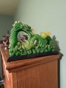Collection-of-Chinese-Jade-and-Resin-Dragon-Statues-second-image