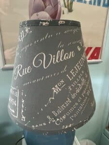 French-Script-Ceramic-Table-Lamp-third-image