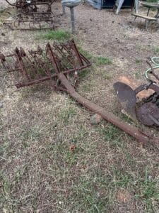 Vintage-Dearborn-Cultivator-and-Single-Bottom-Plow