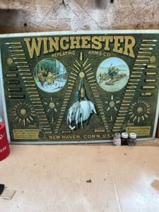 Winchester-Repeating-Arms-Co.-Double-W-Cartridge-Board-Reproduction