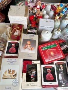 Assorted-M.I.-Hummel-Figurines-Hallmark-Keepsake-Ornaments-and-Collectibles