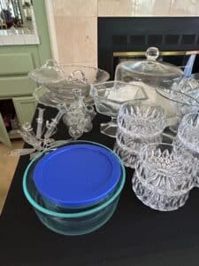 Assorted-Vintage-Glassware-Collection-Including-Carnival-Glass-Pressed-Glass-and-Cut-Glass