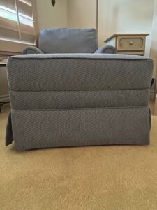 Comfortable-Upholstered-Swivel-Glider-Armchair-and-Ottoman-Set-third-image
