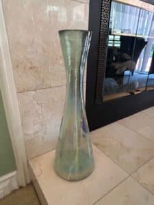 Large-Iridescent-Blown-Glass-Vase