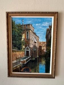 Venetian-Canal-Scene-Painting-by-Giambruni