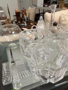 Assorted-Vintage-Cut-Crystal-Serving-Collection-with-Salt-and-Pepper-Shakers