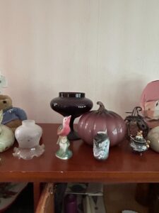 Assorted-Vintage-Decorative-Ceramic-Collection-with-Southwestern-Vase-and-Rabbit-Figurine-second-image