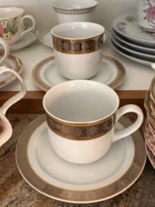 Formalities-by-Baum-Bros.-Samantha-Gold-Rimmed-Cup-and-Saucer-Set-second-image